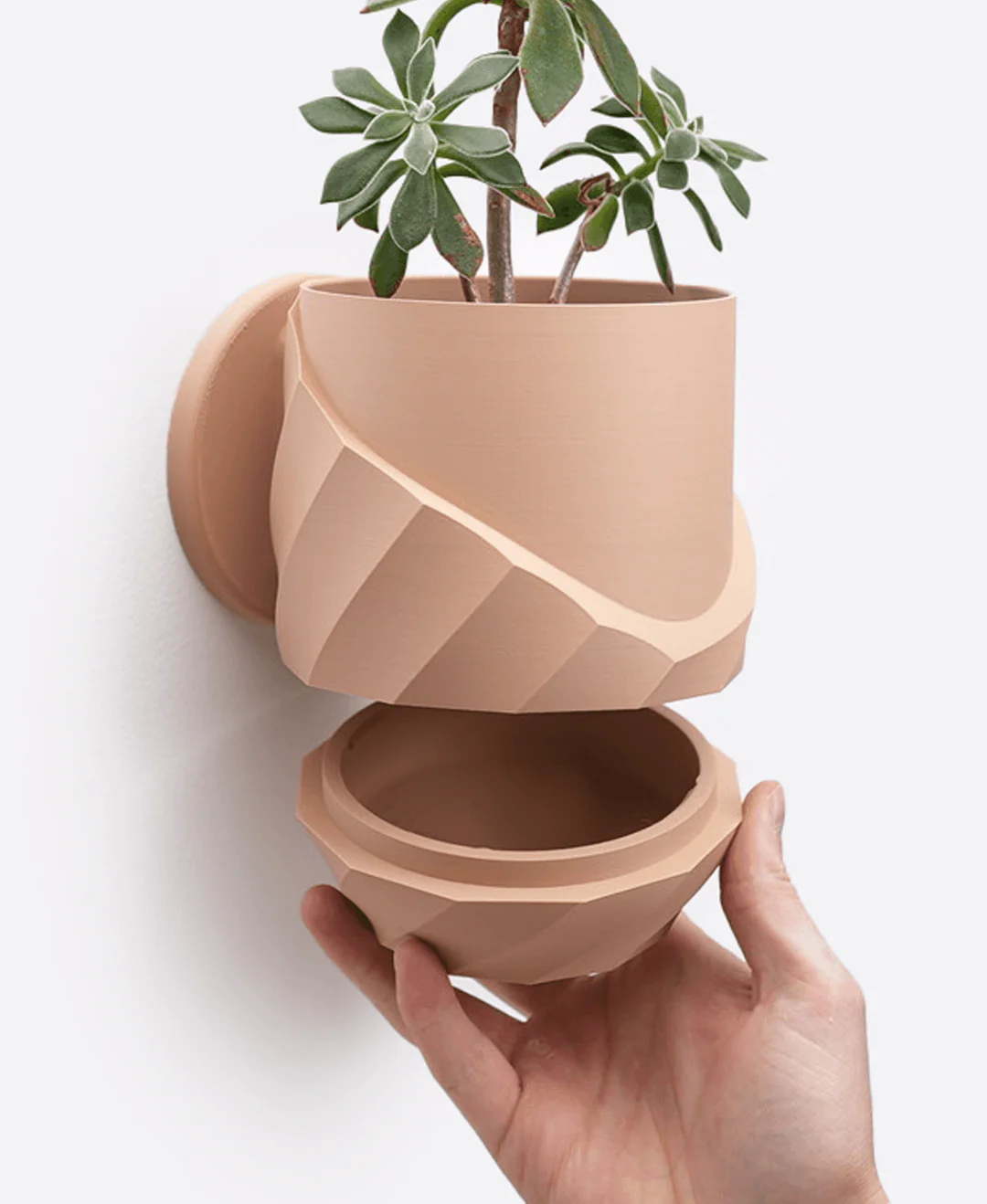 Cracked Spiral Planter - Afbeelding 2