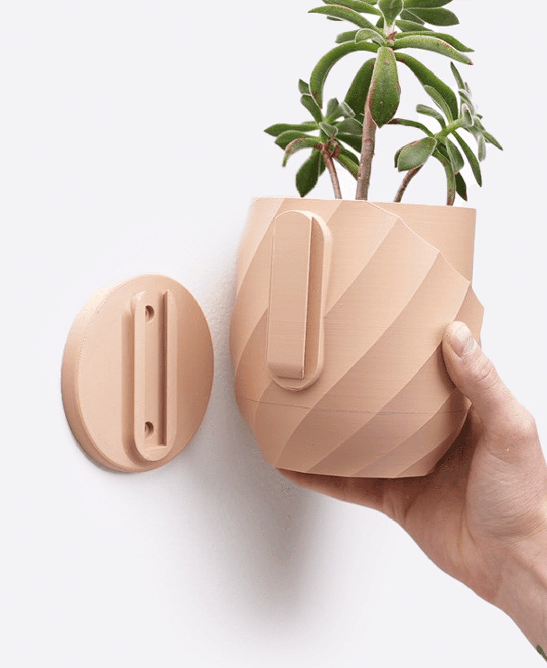 Cracked Spiral Planter - Afbeelding 3